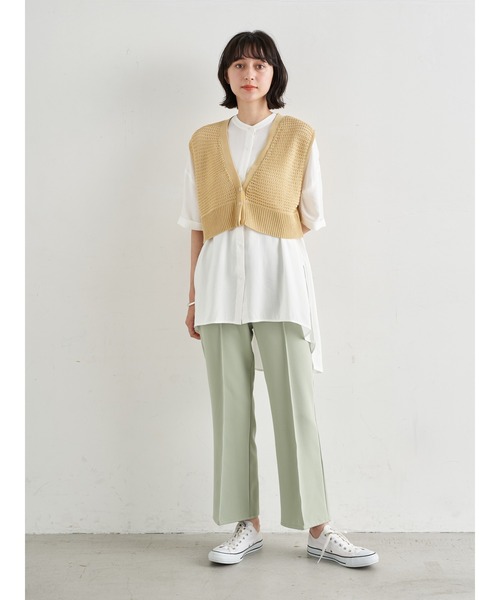 earth music&ecology（アースミュージックアンドエコロジー）の「メッシュニットビスチェ  ＊（ベスト・レディース・イエロー/ベージュ/その他8・FREE）」の20枚目の写真