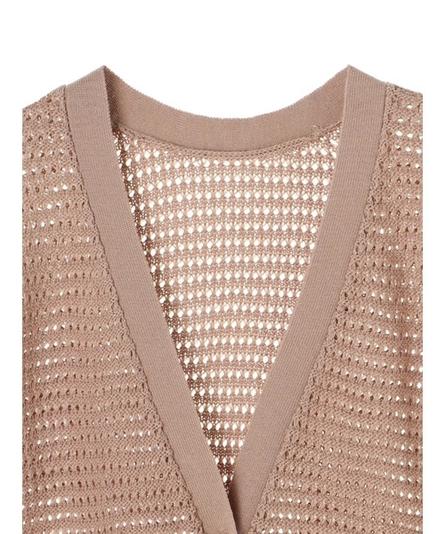 earth music&ecology（アースミュージックアンドエコロジー）の「メッシュニットビスチェ  ＊（ベスト・レディース・イエロー/ベージュ/その他8・FREE）」の19枚目の写真