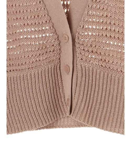 earth music&ecology（アースミュージックアンドエコロジー）の「メッシュニットビスチェ  ＊（ベスト・レディース・イエロー/ベージュ/その他8・FREE）」の13枚目の写真