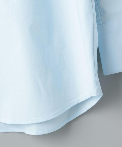 WORK TRIP OUTFITS GREEN LABEL RELAXING(ワークトリップアウトフィッツグリーンレーベル リラクシング)の「< 機能 / イージーアイロン・吸水速乾・ストレッチ >WTO ラッカン スリム ボタンダウンシャツ(ビジネスシャツ・メンズ・ホワイト/ライトブルー・SMALL/X-LARGE/MEDIUM/LARGE)」の17枚目の写真