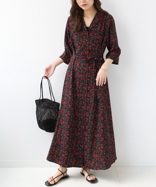 【美品】journal standard relume ブラックワンピース JOURNAL STANDARD relume（ジャーナルスタンダード レリューム
