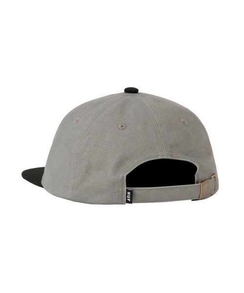 HUF（ハフ）の「FORMLESS SCRIPT 6 PANEL　HUF ハフ キャップ（キャップ・メンズ・ベージュ/オリーブ・O/S）」の4枚目の写真
