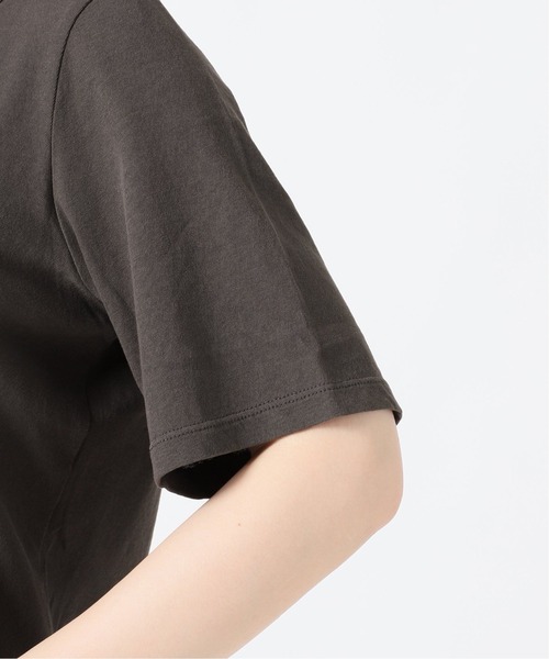SLOBE IENA(スローブイエナ)の「ドライ天竺ニュアンスネックTシャツ【手洗い可能】◆(Tシャツ/カットソー・レディース・ライトグレー/グリーン/チャコールグレー/ブラック系その他・FREE)」の14枚目の写真