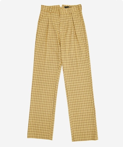 MIXSEVEN（ミックスセブン）の「【MIX SEVEN】Tacked Check Design Pants MX21S11（スラックス・メンズ・イエロー系その他・S/L/M）」の17枚目の写真