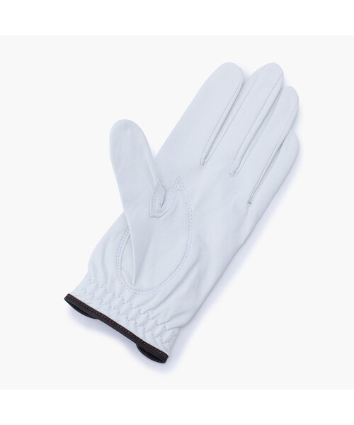 BRIEFING（ブリーフィング）の「【BRIEFING GOLF／ブリーフィングゴルフ】WOMEN’S PREMIUM LEATHER GLOVE-L（ゴルフグッズ・レディース・ホワイト/ブラック・18/19/20/17）」の6枚目の写真