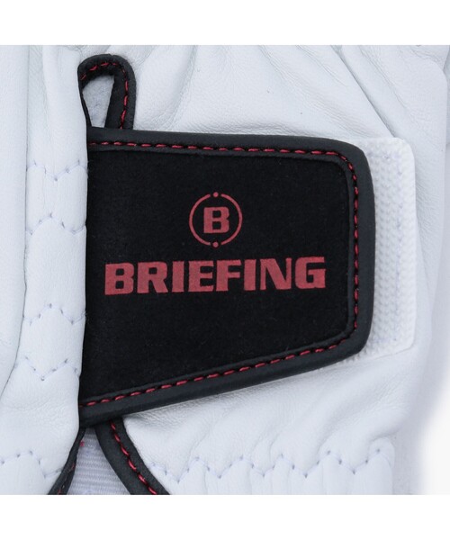 BRIEFING（ブリーフィング）の「【BRIEFING GOLF／ブリーフィングゴルフ】WOMEN’S PREMIUM LEATHER GLOVE-L（ゴルフグッズ・レディース・ホワイト/ブラック・18/19/20/17）」の7枚目の写真
