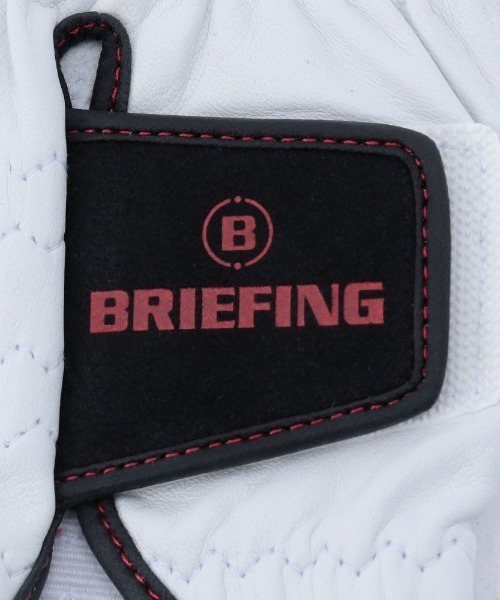 BRIEFING（ブリーフィング）の「【BRIEFING GOLF／ブリーフィングゴルフ】WOMEN’S PREMIUM LEATHER GLOVE-L（ゴルフグッズ・レディース・ホワイト/ブラック・18/19/20/17）」の4枚目の写真