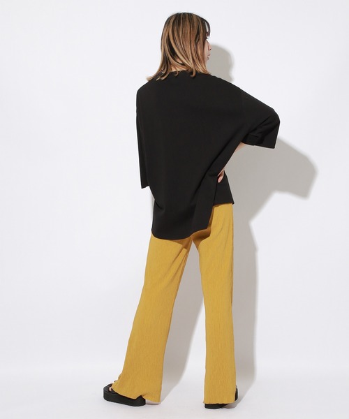 PBLIM（ページボーイリム）の「【PAGEBOYLIM】シシュウロゴビックT（Tシャツ/カットソー・レディース・チャコールグレー/ブラック/オレンジ・MEDIUM/LARGE）」の9枚目の写真