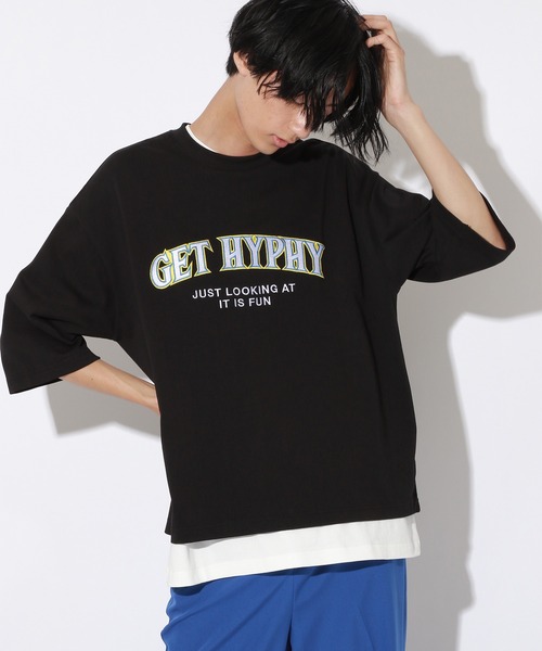 PBLIM（ページボーイリム）の「【PAGEBOYLIM】シシュウロゴビックT（Tシャツ/カットソー・レディース・チャコールグレー/ブラック/オレンジ・MEDIUM/LARGE）」の10枚目の写真