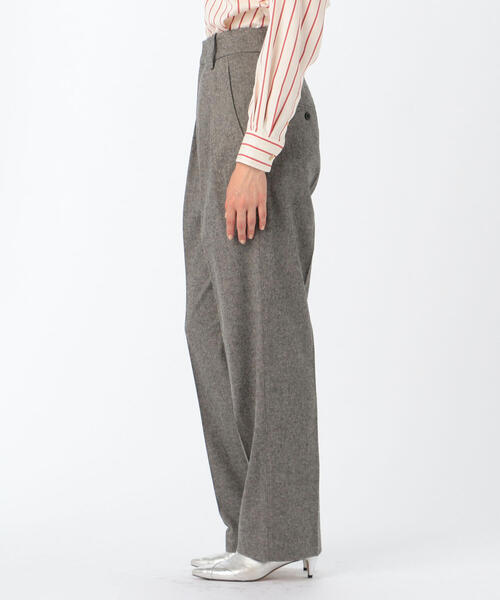 ISABEL MARANT（イザベルマラン）の「ISABEL MARANT ETOILE NAFY タックドワイドパンツ（その他パンツ・レディース・ホワイト/グレー・36/34）」の6枚目の写真