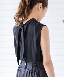 IENA | バックボウノースリーブプルオーバー◆(Tシャツ/カットソー)