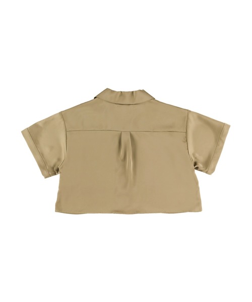 ALEXIA STAM◆長袖ブラウス/FREE/--/BEG/AS24SS-CLT076BG-F ALEXIA STAM ブラウス シャツ Gather Ribbon Blouse /ギャザー
