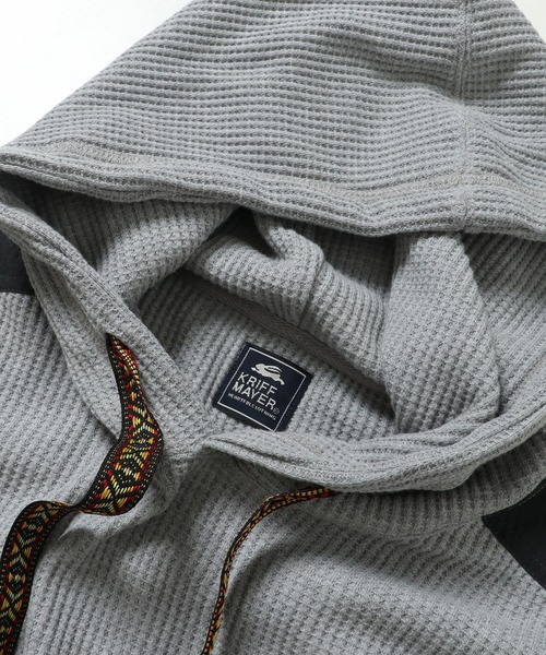 KRIFF MAYER Lady's Collection(クリフメイヤーレディースコレクション)の「サーマルチロリアンパーカー(パーカー・レディース・ブラック/ネイビー/ブラウン/グレー/オフホワイト/カラフル・MEDIUM/LARGE)」の17枚目の写真