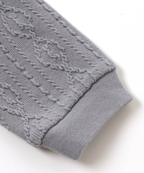 apres les cours（アプレレクール）の「/ケーブルジャガードボディースーツ（肌着・キッズ・アイボリー/サックスブルー・70/80）」の11枚目の写真