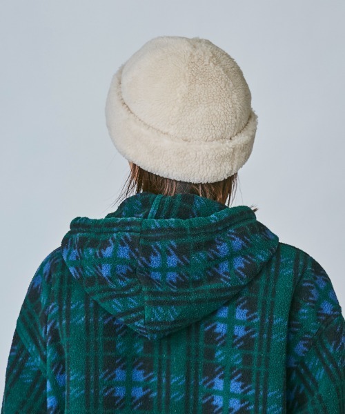 OVERRIDE（オーバーライド）の「OVERRIDE BOA WATCH SG（ニットキャップ/ビーニー・レディース・ホワイト/ブラウン/ベージュ・M/57.5cm）」の16枚目の写真