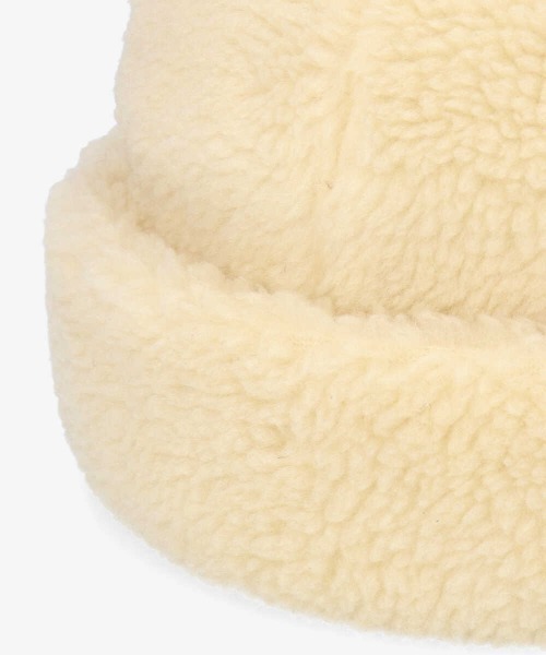 OVERRIDE（オーバーライド）の「OVERRIDE BOA WATCH SG（ニットキャップ/ビーニー・レディース・ホワイト/ブラウン/ベージュ・M/57.5cm）」の8枚目の写真