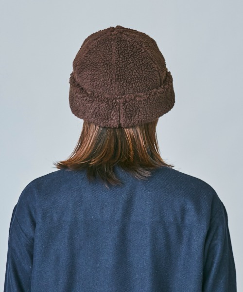 OVERRIDE（オーバーライド）の「OVERRIDE BOA WATCH SG（ニットキャップ/ビーニー・レディース・ホワイト/ブラウン/ベージュ・M/57.5cm）」の5枚目の写真