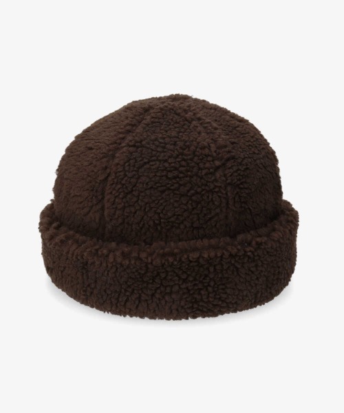 OVERRIDE（オーバーライド）の「OVERRIDE BOA WATCH SG（ニットキャップ/ビーニー・レディース・ホワイト/ブラウン/ベージュ・M/57.5cm）」の7枚目の写真