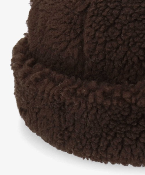 OVERRIDE（オーバーライド）の「OVERRIDE BOA WATCH SG（ニットキャップ/ビーニー・レディース・ホワイト/ブラウン/ベージュ・M/57.5cm）」の17枚目の写真