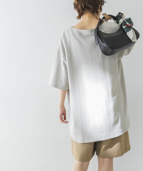 URBAN RESEARCH（アーバンリサーチ）の「オーバーTシャツ（Tシャツ/カットソー・レディース・オレンジ/グリーン/ベージュ系その他/ピンク・FREE）」の2枚目の写真