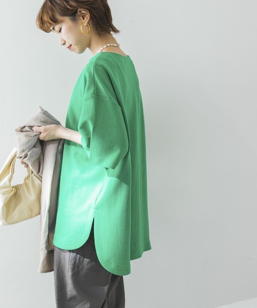 URBAN RESEARCH（アーバンリサーチ）の「オーバーTシャツ（Tシャツ/カットソー・レディース・オレンジ/グリーン/ベージュ系その他/ピンク・FREE）」の5枚目の写真