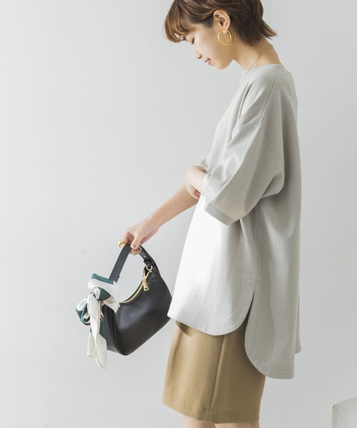 URBAN RESEARCH（アーバンリサーチ）の「オーバーTシャツ（Tシャツ/カットソー・レディース・オレンジ/グリーン/ベージュ系その他/ピンク・FREE）」の14枚目の写真