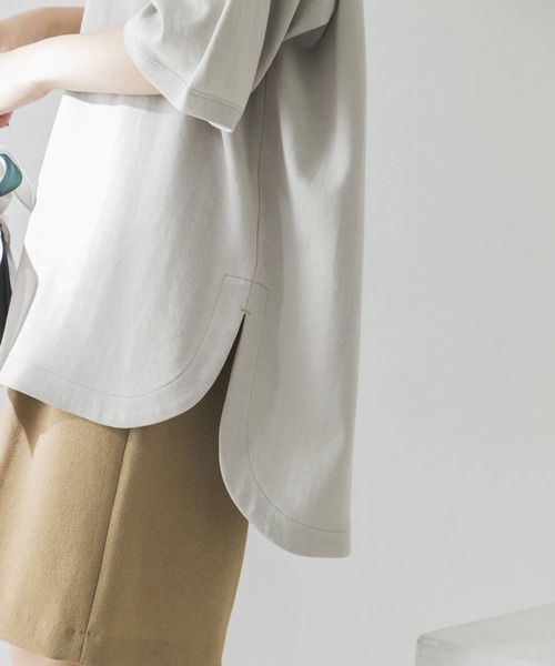 URBAN RESEARCH（アーバンリサーチ）の「オーバーTシャツ（Tシャツ/カットソー・レディース・オレンジ/グリーン/ベージュ系その他/ピンク・FREE）」の7枚目の写真