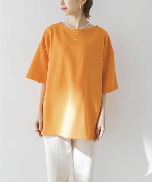 URBAN RESEARCH（アーバンリサーチ）の「オーバーTシャツ（Tシャツ/カットソー・レディース・オレンジ/グリーン/ベージュ系その他/ピンク・FREE）」の11枚目の写真