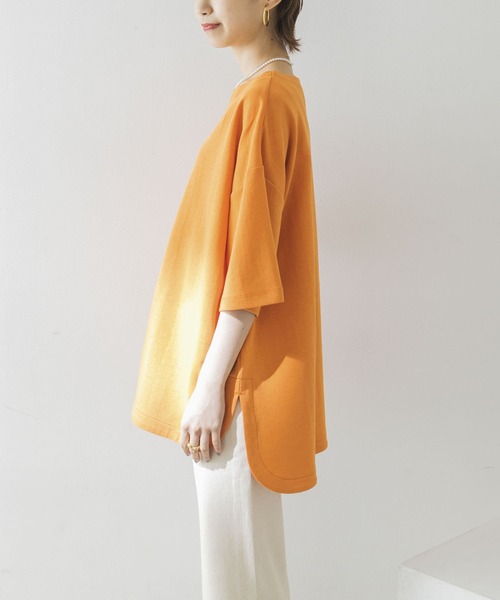 URBAN RESEARCH（アーバンリサーチ）の「オーバーTシャツ（Tシャツ/カットソー・レディース・オレンジ/グリーン/ベージュ系その他/ピンク・FREE）」の19枚目の写真