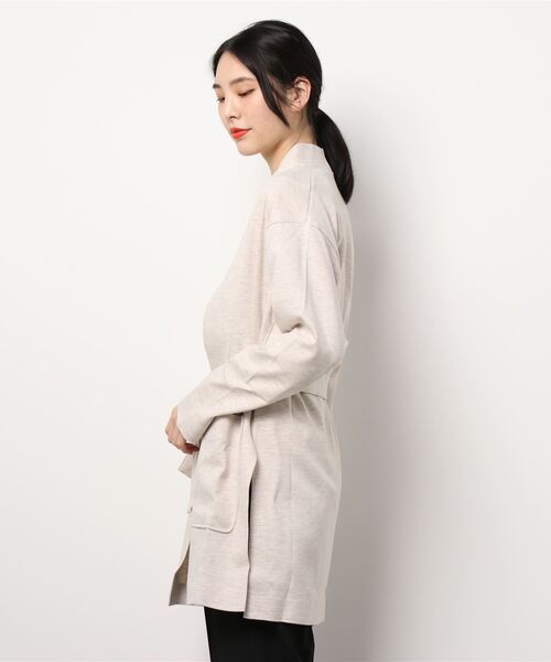 SISLEY（シスレー）の「スウェットガウンジャケット（その他アウター・レディース・ライトベージュ/ブラック・X-SMALL/MEDIUM/SMALL）」の3枚目の写真