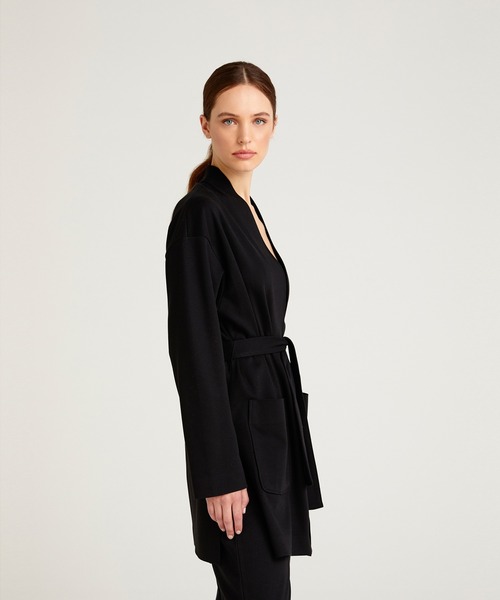 SISLEY（シスレー）の「スウェットガウンジャケット（その他アウター・レディース・ライトベージュ/ブラック・X-SMALL/MEDIUM/SMALL）」の11枚目の写真