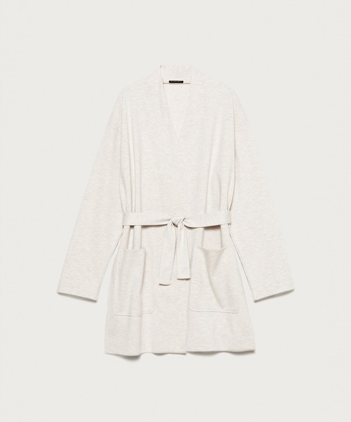 SISLEY（シスレー）の「スウェットガウンジャケット（その他アウター・レディース・ライトベージュ/ブラック・X-SMALL/MEDIUM/SMALL）」の13枚目の写真