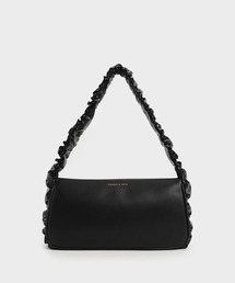 CHARLES & KEITH | ライリーラッフルトリム バッグ / Riley Ruffle-Trim Bag(ハンドバッグ)