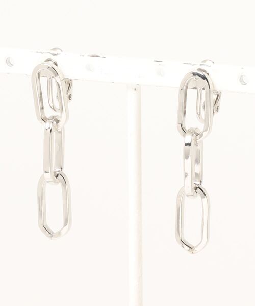 メタル 3連チェーン イヤリング（イヤリング）｜Port（ポート）の