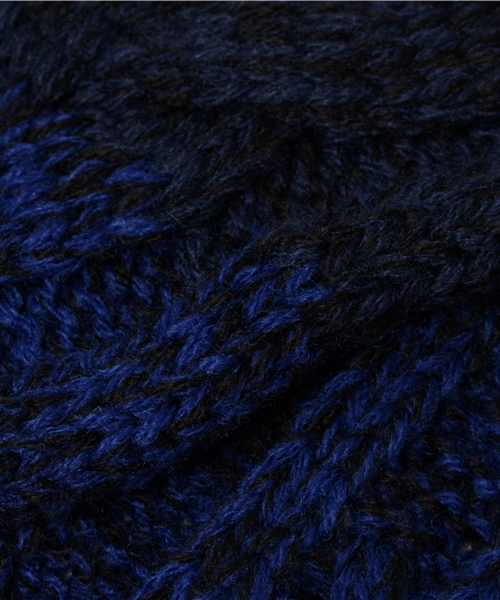 SHIPS JET BLUE（シップスジェットブルー）の「SHIPS JET BLUE(シップス ジェットブルー): ケーブル スヌード(マフラー)（マフラー・メンズ・ネイビー/グレー/ワイン・ONE SIZE）」の6枚目の写真