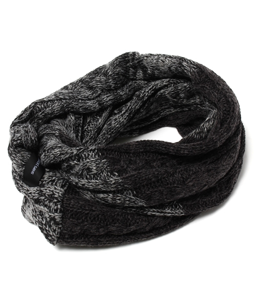 SHIPS JET BLUE（シップスジェットブルー）の「SHIPS JET BLUE(シップス ジェットブルー): ケーブル スヌード(マフラー)（マフラー・メンズ・ネイビー/グレー/ワイン・ONE SIZE）」の8枚目の写真