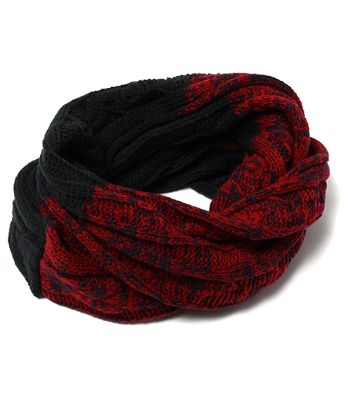 SHIPS JET BLUE（シップスジェットブルー）の「SHIPS JET BLUE(シップス ジェットブルー): ケーブル スヌード(マフラー)（マフラー・メンズ・ネイビー/グレー/ワイン・ONE SIZE）」の9枚目の写真