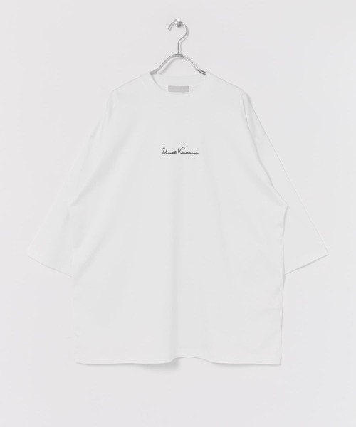 SENSE OF PLACE by URBAN RESEARCH（センスオブプレイスバイアーバンリサーチ）の「シシュウシルケットエクストラルーズTシャツ（Tシャツ/カットソー・メンズ・ブラック/ライトベージュ/ホワイト・ONE）」の16枚目の写真