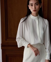 LOVELESS | ギャザーネック タックブラウス(シャツ/ブラウス)