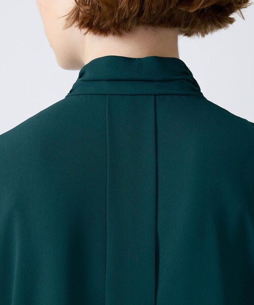 LOVELESS(ラブレス)の「ギャザーネック タックブラウス(シャツ/ブラウス・レディース・オフホワイト/グリーン/ブラック・34/36)」の14枚目の写真