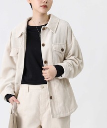 HONEYSUCKLE ROSE | 【HONEYSUCKLE ROSE】コーデュロイシャツアウター(シャツ/ブラウス)