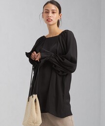 OUTERSUNSET | 【別注】＜OUTERSUNSET life × green label relaxing＞スクエア ネック ブラウス(シャツ/ブラウス)