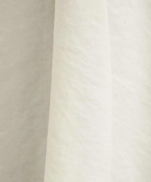 OUTERSUNSET（アウターサンセット）の「【別注】＜OUTERSUNSET life × green label relaxing＞スクエア ネック ブラウス（シャツ/ブラウス・レディース・ブラック/ナチュラル・FREE）」の6枚目の写真