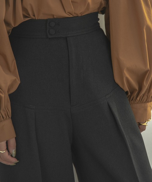 I_am(アイアム)の「tuck design high waist pants(その他パンツ・レディース・ブラック/ブラウン・S/M)」の19枚目の写真