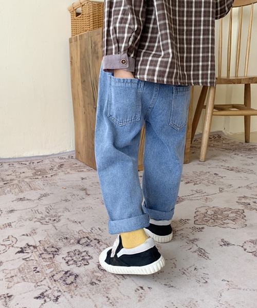 aimoha(アイモハ)の「【aimoha-KIDS-】【新作】韓国子供服 ダメージ デニムパンツ(デニムパンツ・キッズ・ブルー・110/80/100/130/90/120)」の8枚目の写真