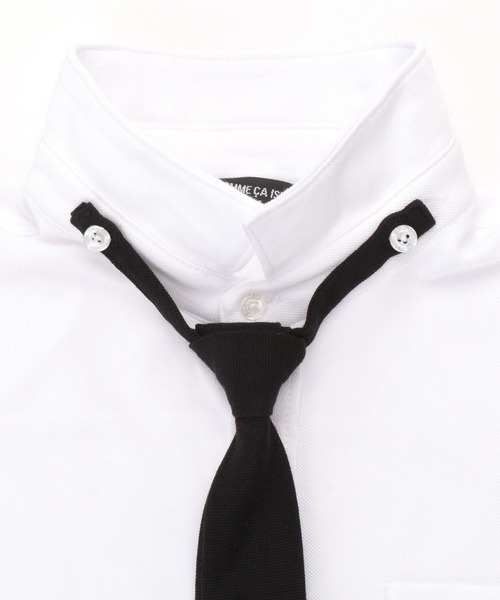 COMME CA ISM（コムサイズム）の「ネクタイ付き　シャツ(140-160cm)（Tシャツ/カットソー・キッズ・ホワイト・160cm/140cm/150cm）」の5枚目の写真