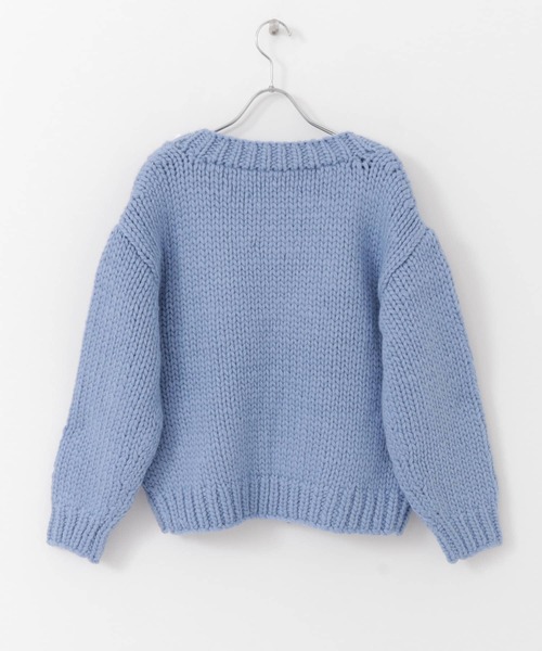 URBAN RESEARCH Sonny Label（アーバンリサーチサニーレーベル）の「ショート丈ハンドニットカーディガン（カーディガン/ボレロ・レディース・チャコールグレー/グレー系その他/ブルー系その他・FREE）」の10枚目の写真