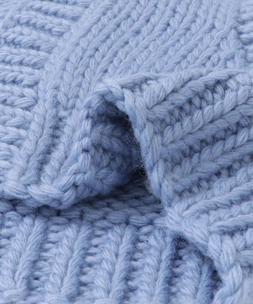 URBAN RESEARCH Sonny Label（アーバンリサーチサニーレーベル）の「ショート丈ハンドニットカーディガン（カーディガン/ボレロ・レディース・チャコールグレー/グレー系その他/ブルー系その他・FREE）」の7枚目の写真