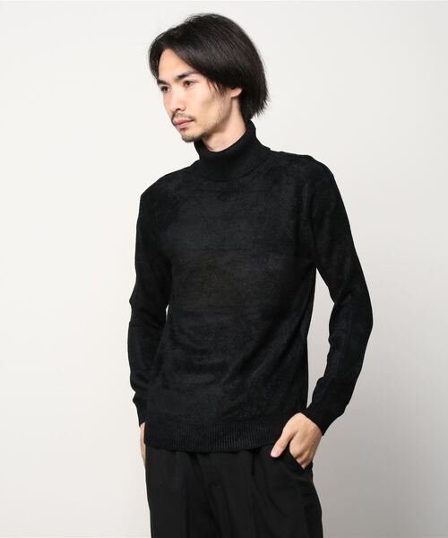 TORNADO MART(トルネードマート)の「Zero by TORNADO MART∴モールヤーンタートル(ニット/セーター・メンズ・ブラック/ライトブルー/ダークブラウン/ライトグレー・LARGE/MEDIUM)」の2枚目の写真