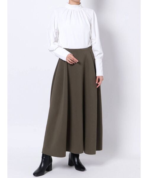 ELENDEEK（エレンディーク）の「シルキーハイネックロングカフスブラウス（シャツ/ブラウス・レディース・オフホワイト/ブラック/ラベンダー・FREE）」の16枚目の写真